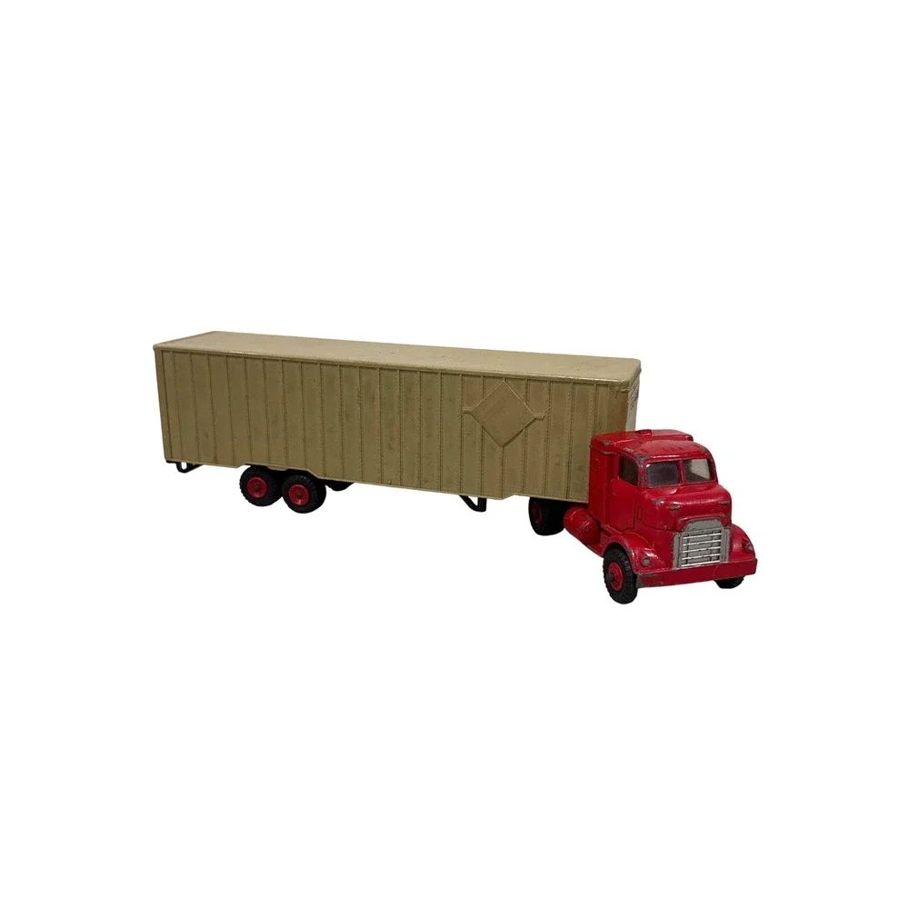 Vintage Dinky Supertoys McLean Trucking Company Red Cab Tan Trailer Meccano Ltd